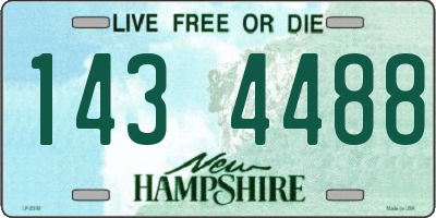 NH license plate 1434488