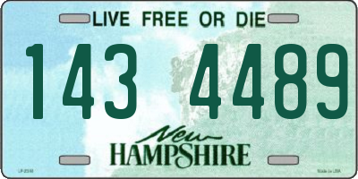 NH license plate 1434489