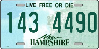 NH license plate 1434490