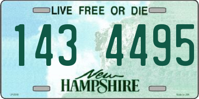NH license plate 1434495