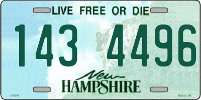NH license plate 1434496