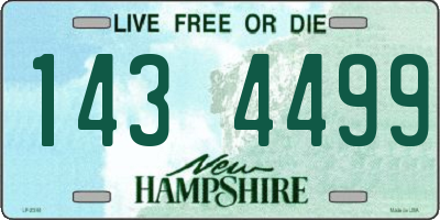 NH license plate 1434499