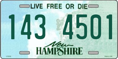 NH license plate 1434501