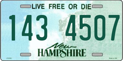 NH license plate 1434507