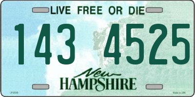 NH license plate 1434525