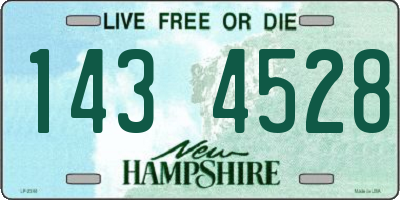 NH license plate 1434528