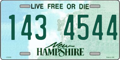 NH license plate 1434544