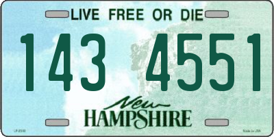 NH license plate 1434551