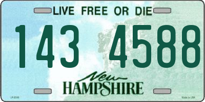 NH license plate 1434588