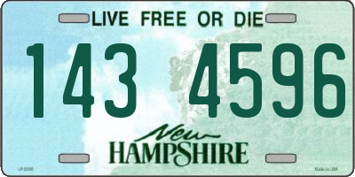 NH license plate 1434596