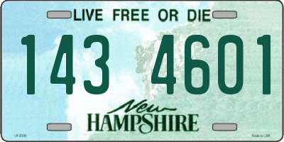 NH license plate 1434601