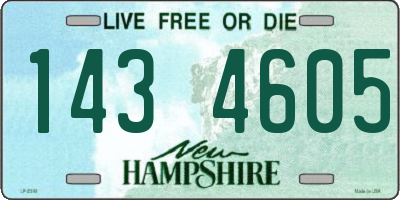 NH license plate 1434605