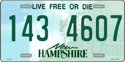 NH license plate 1434607