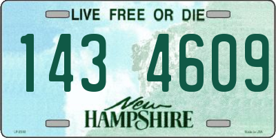NH license plate 1434609