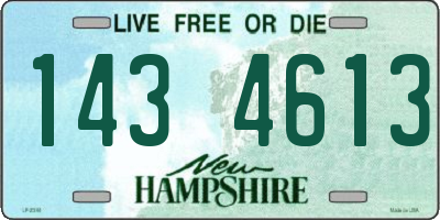 NH license plate 1434613