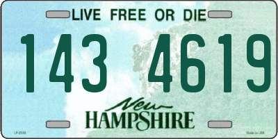 NH license plate 1434619