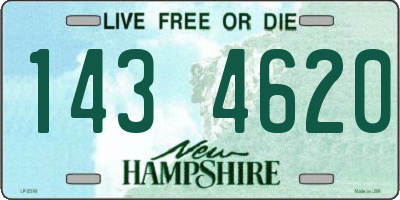 NH license plate 1434620
