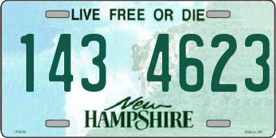 NH license plate 1434623