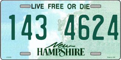 NH license plate 1434624