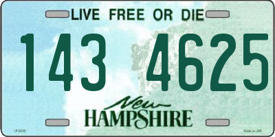 NH license plate 1434625