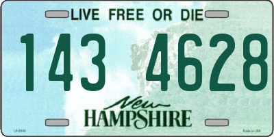 NH license plate 1434628