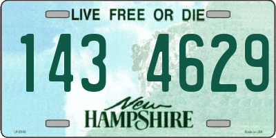 NH license plate 1434629