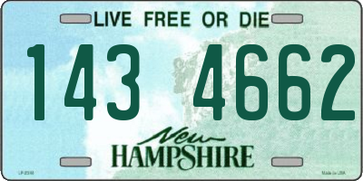 NH license plate 1434662