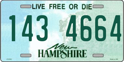 NH license plate 1434664