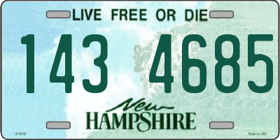 NH license plate 1434685