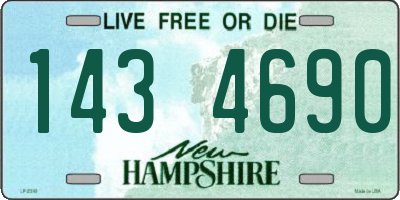 NH license plate 1434690