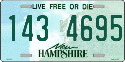 NH license plate 1434695