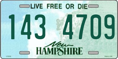 NH license plate 1434709
