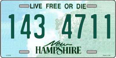 NH license plate 1434711