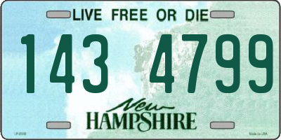 NH license plate 1434799