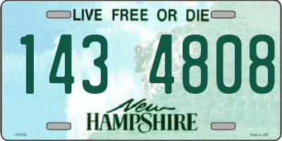 NH license plate 1434808