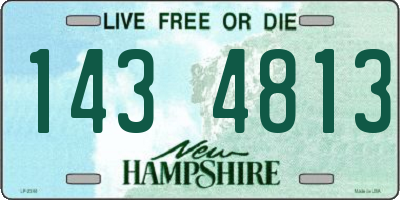 NH license plate 1434813