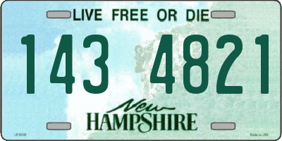 NH license plate 1434821