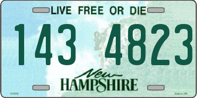 NH license plate 1434823