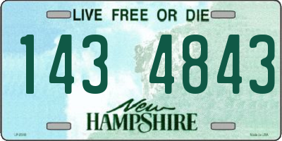 NH license plate 1434843