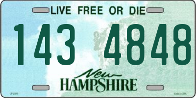 NH license plate 1434848