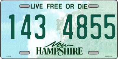 NH license plate 1434855