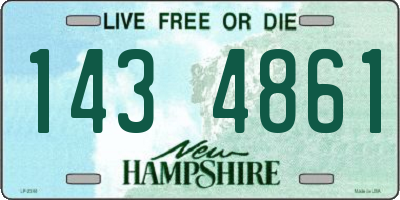 NH license plate 1434861