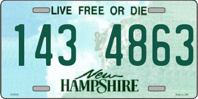 NH license plate 1434863