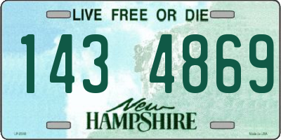 NH license plate 1434869