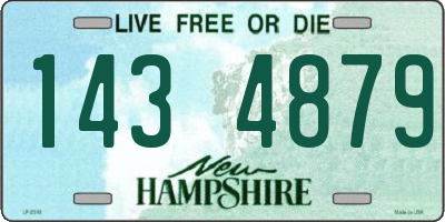 NH license plate 1434879