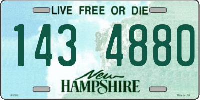 NH license plate 1434880