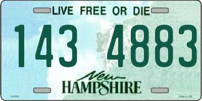NH license plate 1434883
