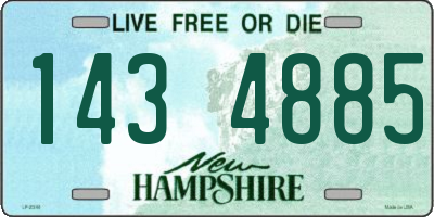 NH license plate 1434885