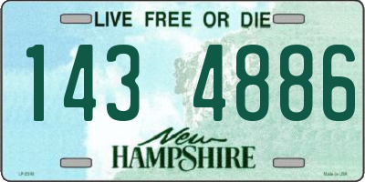 NH license plate 1434886