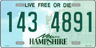 NH license plate 1434891